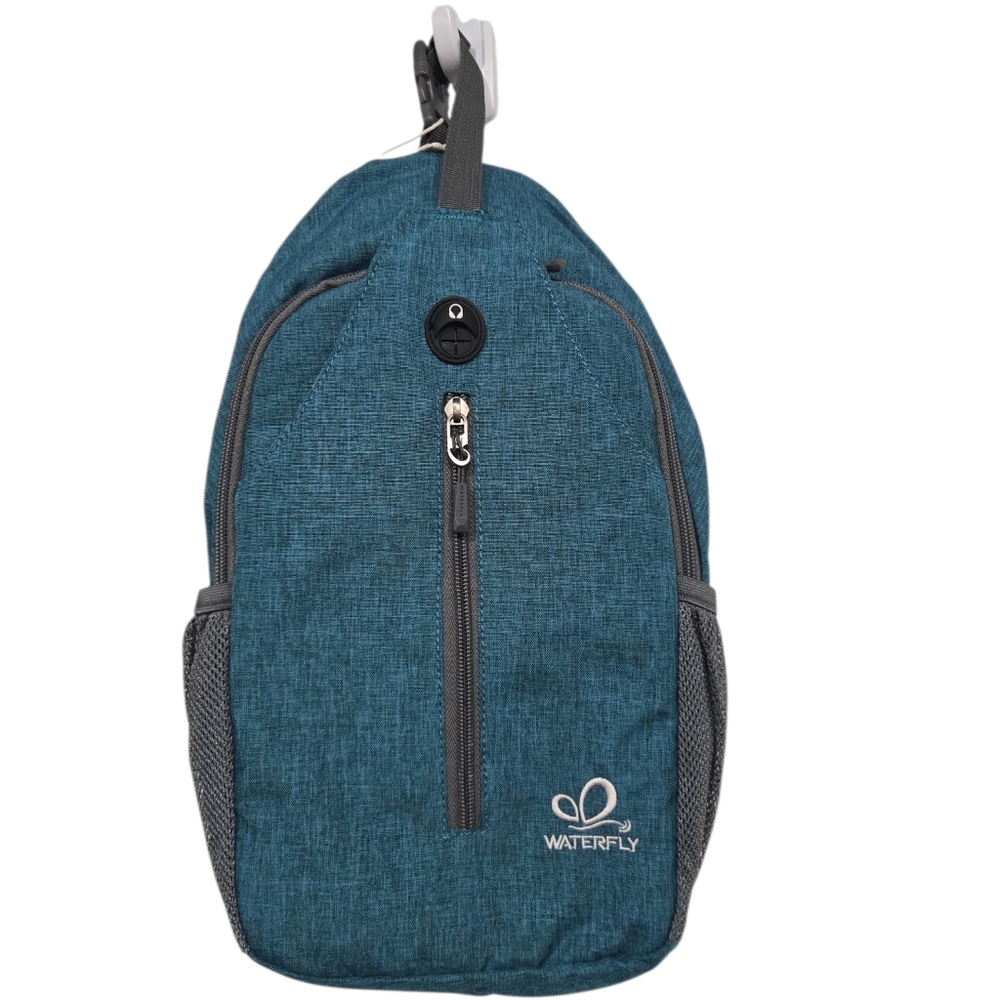 Waterfly Teal Crossbody Sling Bag